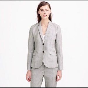 NWT J. Crew 1035 two-button jacket blazer in Super 120s wool